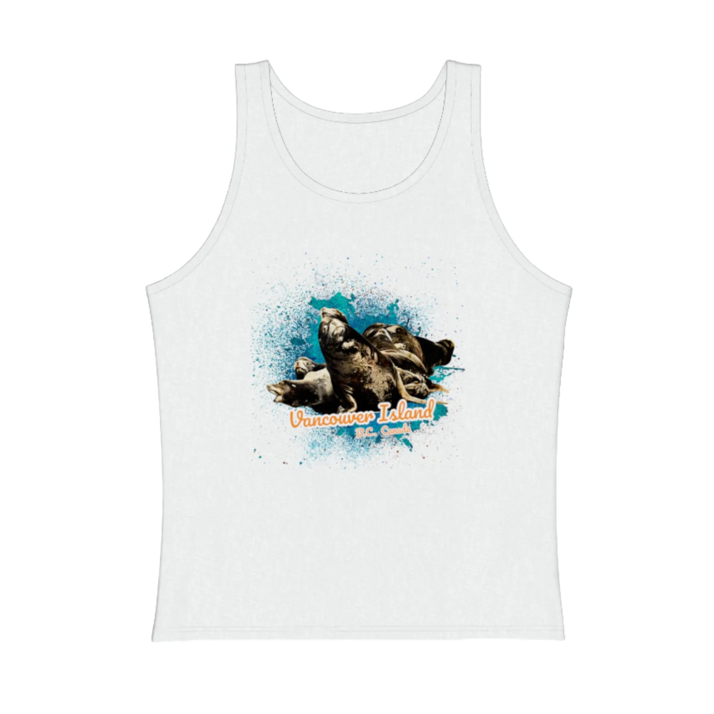 What's Up? Sea Lions Vancouver Island BC Canada Premium Unisex Tank Top