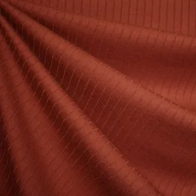 Wide Subtle Rib Knit Solid Rust