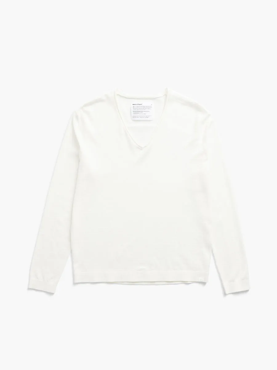 Women's Atlas Air V-Neck Sweater - Bone