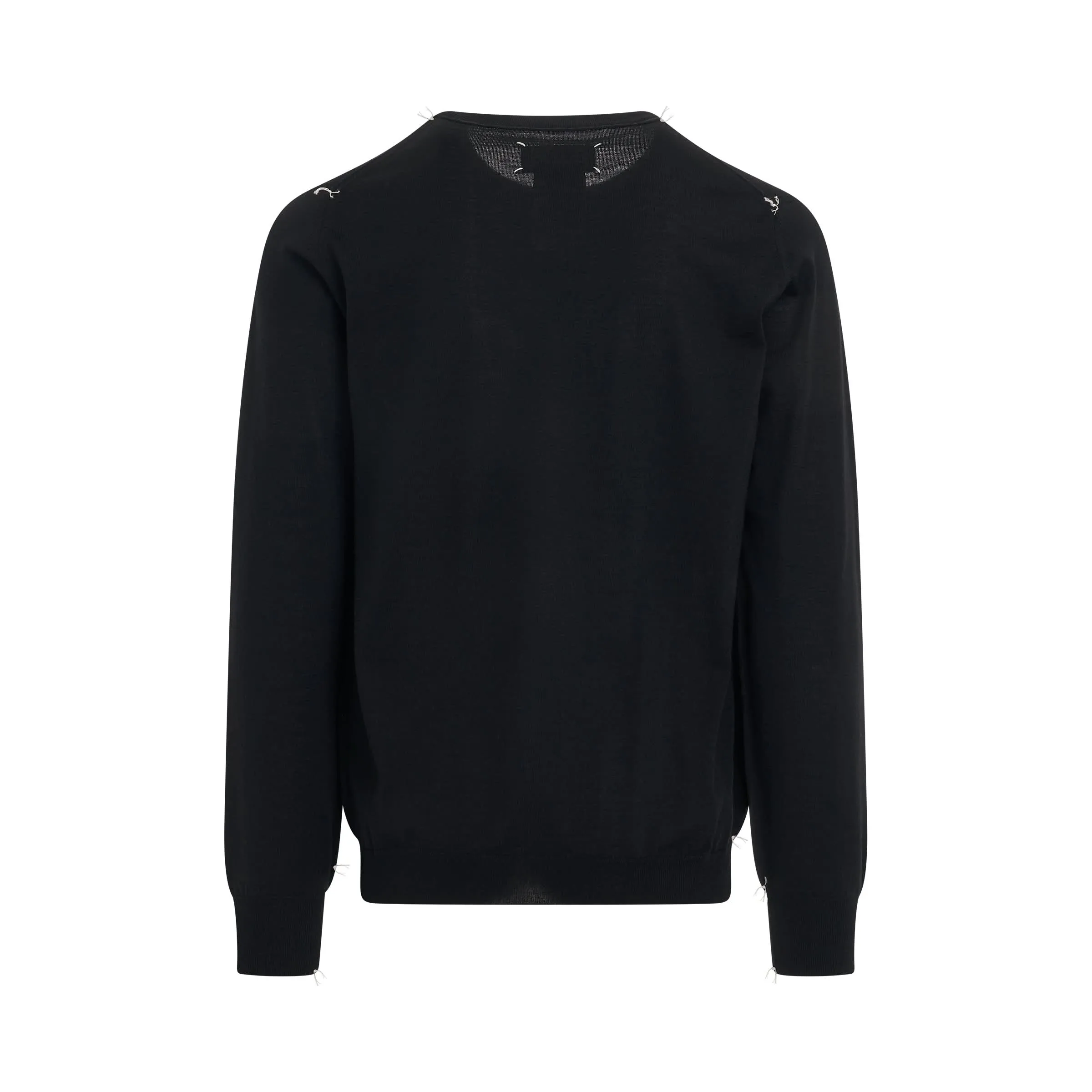 Work in Progress Knit Sweater in Black