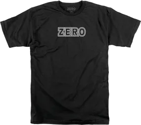Zero Bold Mini T-Shirt - Size: SMALL Black